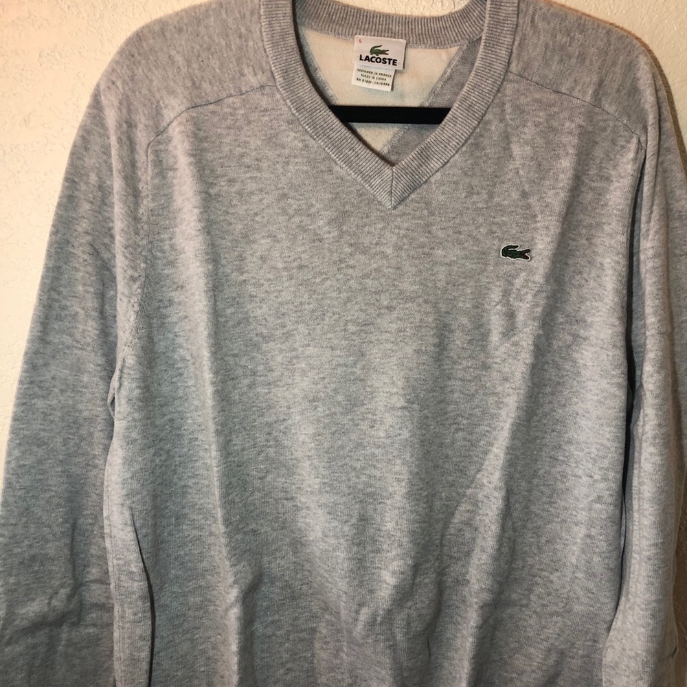 Lacoste v-neck sweater